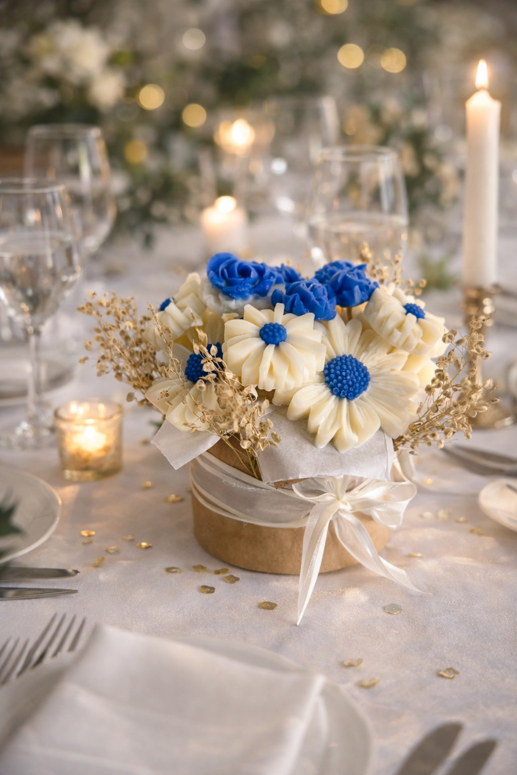 Centro de mesa Margaritas - Opción 2